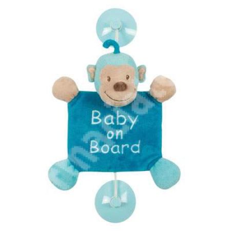 Semnul de avertizare Baby On Board Maimuta, 413305, Nattou