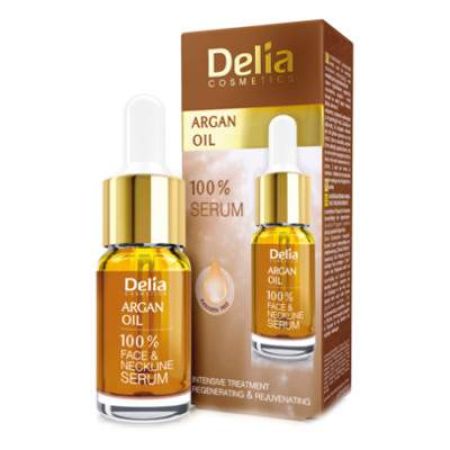Ser fata si decolteu cu ulei de Argan, 10 ml, Delia Cosmetics