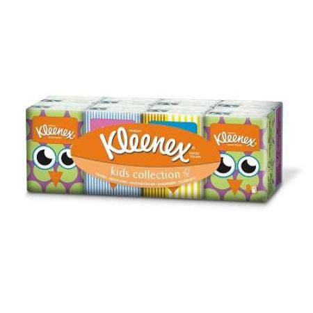 Servetelele Kleenex MINI Kids Collection bastiste igienice uscate, 8pch, Kleenex