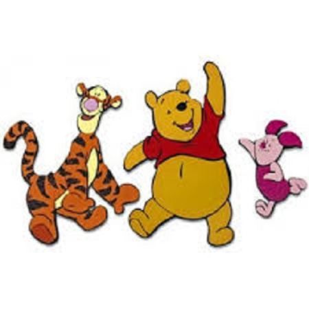 Set 3 decoratiuni, Winnie the Pooh, Piglet si Tiger, 23620, Disney