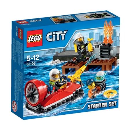 Set de pompieri, 5-12 ani, L60106, Lego City