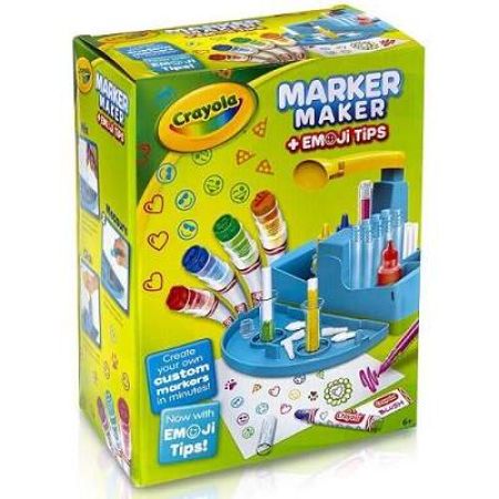 Set Fabrica de Carioci Marker Maker cu Emoji, +4ani, 747214, Crayola