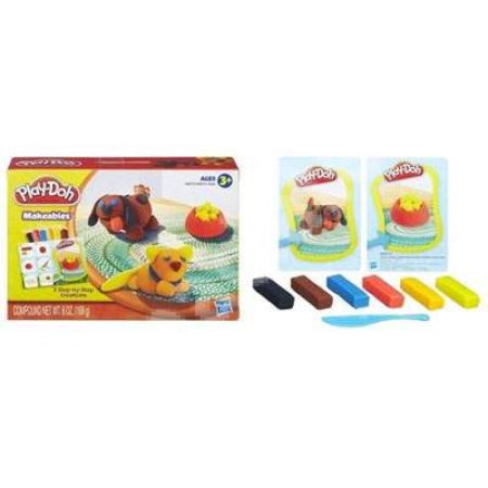 Set pasta de modelat animale Play-Doh, HBA6074, Hasbro