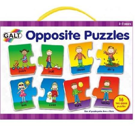 Set puzzle - Opposite, 16 puzzle x 2 piese, 1105053, Galt