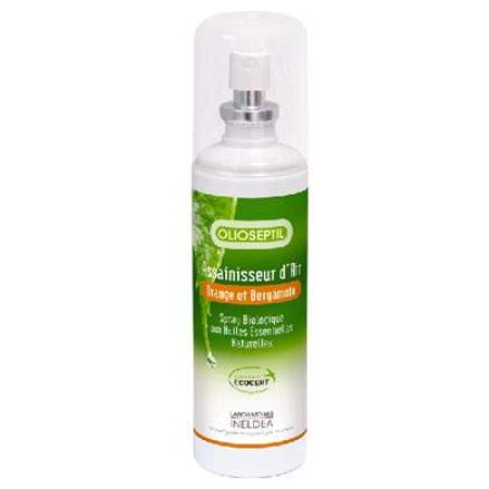 Spray ambiental Bio cu ulei esential de portocal, bergamota si citronella Olioseptil, 125 ml, Laboratoires Ineldea