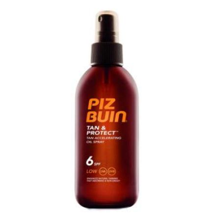 Spray cu ulei pentru accelerarea bronzului SPF 6 Tan&Protect, 150 ml, Piz Buin