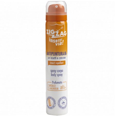 Spray de corp cu efect repelent pentru insecte Santal si Magnolie, 100 ml, ZigZag