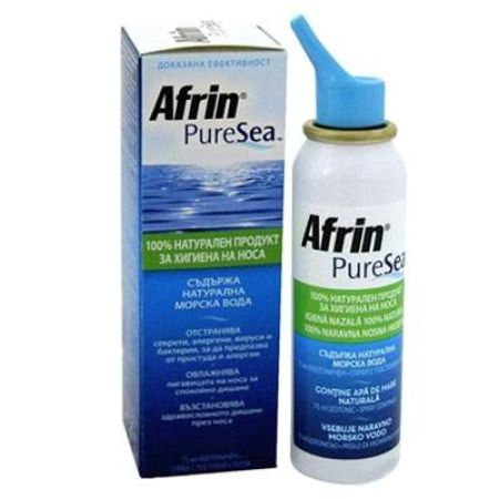 Spray nazal cu apa de mare, PureSea Isotonic, 75 ml, Afrin