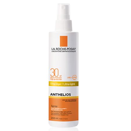 Spray protectie solara SPF 30 Anthelios, 200 ml, La Roche-Posay