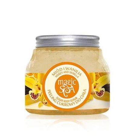 Sugar scrub de corp cu miere si vanilie, 200 g, Farmona