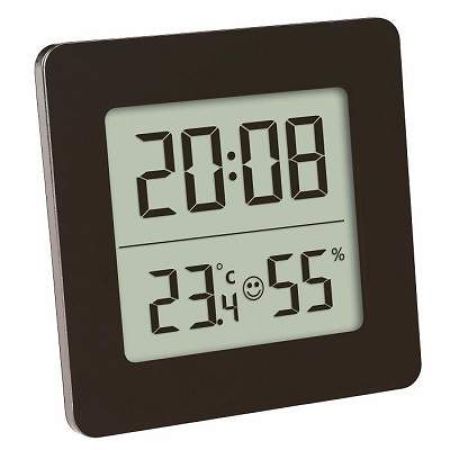 Termometru si higrometru digital cu ceas si alarma, TFA