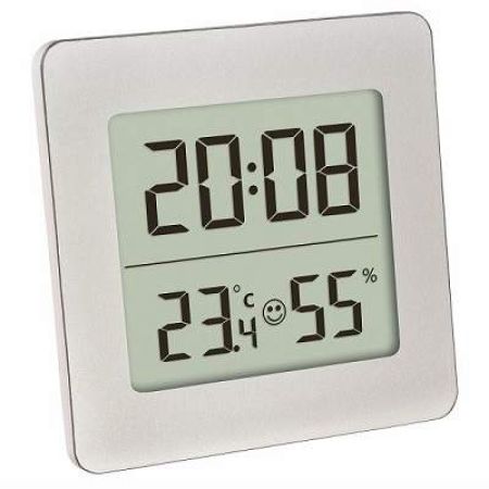 Termometru si higrometru digital cu ceas si alarma, TFA