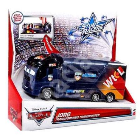 Tir albastru 2in1 gama masini transportoare cu schimbare rapida Cars 2, Y8123, Mattel