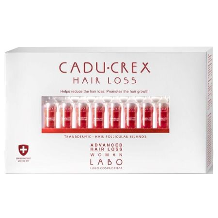 Tratament impotriva caderii parului stadiu avansat Cadu-Crex pentru femei, 20 fiole, Labo