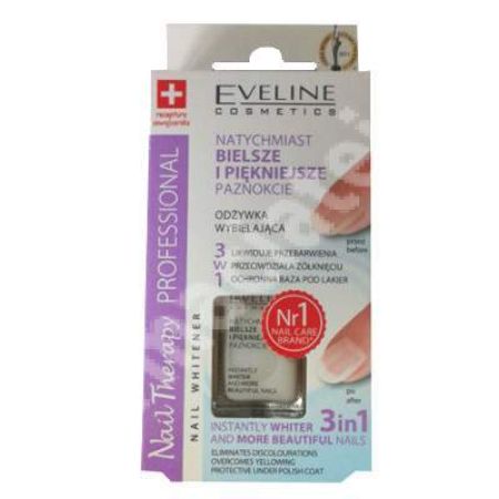 Tratament profesional pentru unghii ingalbenite, 12 ml, Eveline Cosmetics