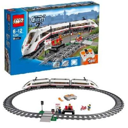 Tren de pasageri de mare viteza, 6-12 ani, L60051, Lego City Trains