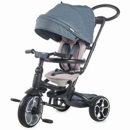 Tricicleta multifunctionala pentru copii Modi Plus, +9 luni, Gri, Coccolle