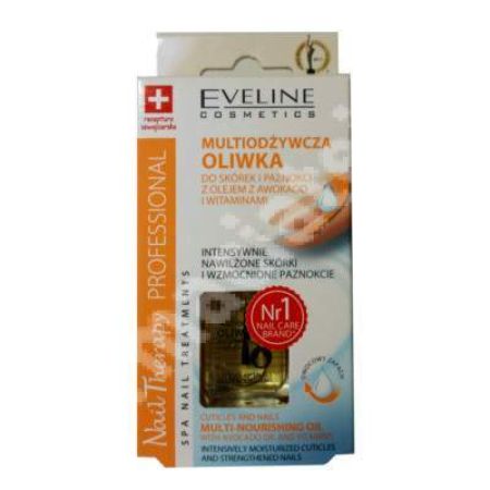 Ulei nutritiv pentru cuticule si unghii, 12 ml, Eveline Cosmetics