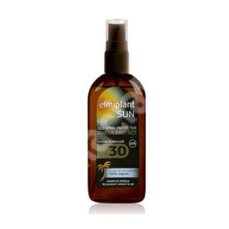 Ulei spray pentru bronzare accelerata cu ulei de macadamia, Omega Protect, SFP 30 Sun, 150 ml, Elmiplant