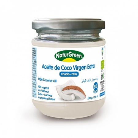 Ulei virgin de nuca de cocos presat la rece, 400 g, Naturgreen