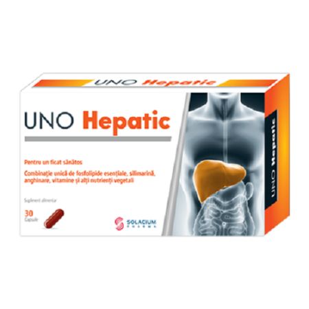 Uno Hepatic, 30 comprimate, Solacium Pharma