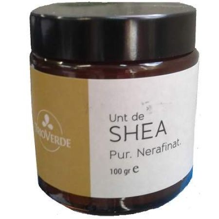 Unt de Shea (Karite) organic pur nerafinat, 100g, Trio Verde