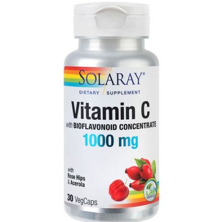 Vitamina C 1000 mg, 30 cps, Solaray