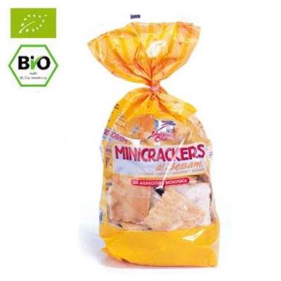 Mini biscuiti Bio cu susan, 250 g, La Finestra Sul Cielo