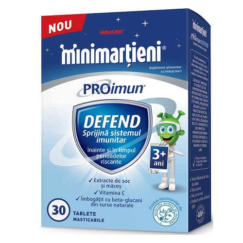 Minimartieni Proimun Defend, +3 ani, 30 tablete, Walmark