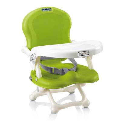 Miniscaun verde pentru bebelusi cu masuta Smarty, S332-C25, Cam