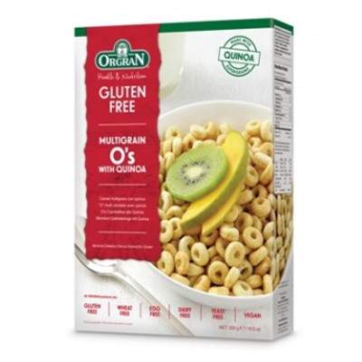 Multicereale cercuri pentru mic dejun cu Quinoa, 300 g, Orgran