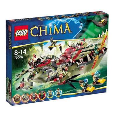 Nava de comanda a lui Cragger Chima 8-14 ani, L70006, Lego
