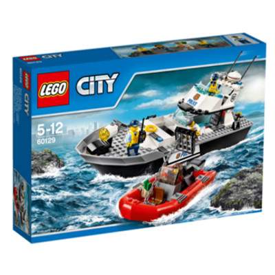 Nava de patrulare a politiei City, 5-12-ani, L60129, Lego