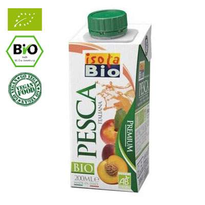 Nectar de piersici Premium Isola Bio, 200 ml, AbaFoods