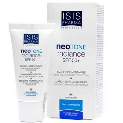 Crema protectoare SPF 50 NeoTone Radiance, 30 ml, IsisPharma