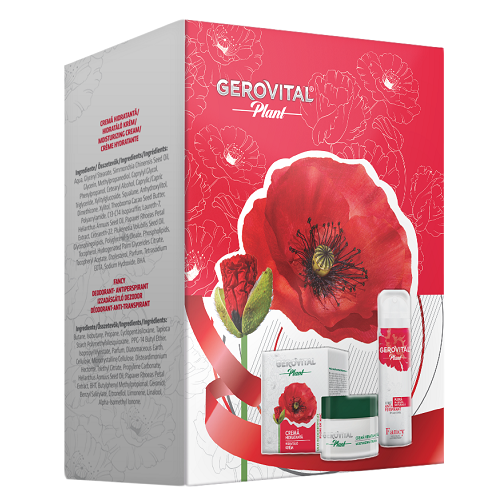 Oferta Pachet Crema hidratanta si Deodorant Gerovitral H3, Farmec