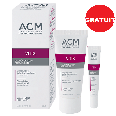 Oferta Pachet Gel reglator al depigmentarii Vitix, 50+20 ml, ACM