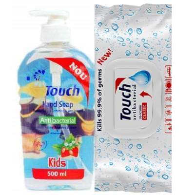 Oferta Pachet Sapun antibacterial Kids, 500ml, Touch