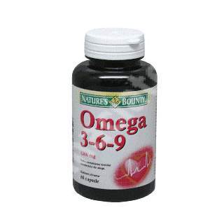 Omega 3-6-9 1200 mg, 30 capsule, Natures Bounty