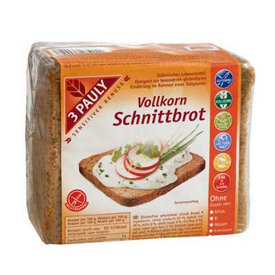 Paine de hrisca cu seminte de In fara gluten 3Pauly, 375 g, Haus Rabenhorst