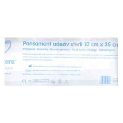 Pansament adeziv steril cu tampon absorbant, 10x35 cm, EasyCare