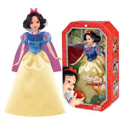 Papusa Alba ca Zapada Disney Princess, BDJ26/BDJ29, Mattel