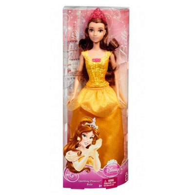 Papusa Belle in rochie stralucitoare, X9333-BBM23, Mattel