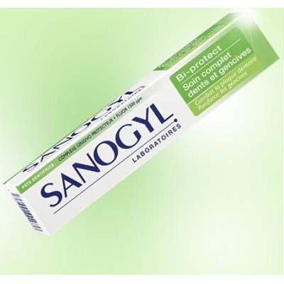 Pasta completa pentru dinti si gingii Sanogyl Bi-protect, 75 ml, Roge Cavailles