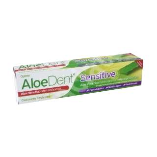 Pasta de dinti Aloedent Sensitive cu Aloe Vera, 100 ml, Herbavita