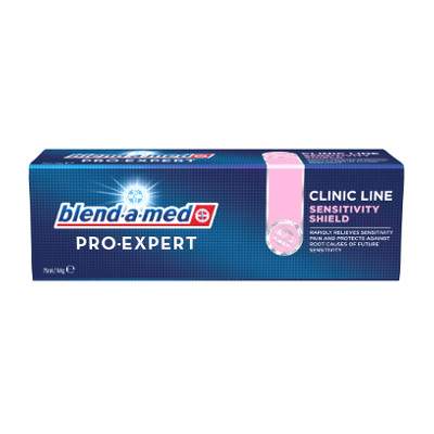 Pasta de dinti, Clinic Line Sensitivity Shield Blend-a-med, 75 ml, P&G