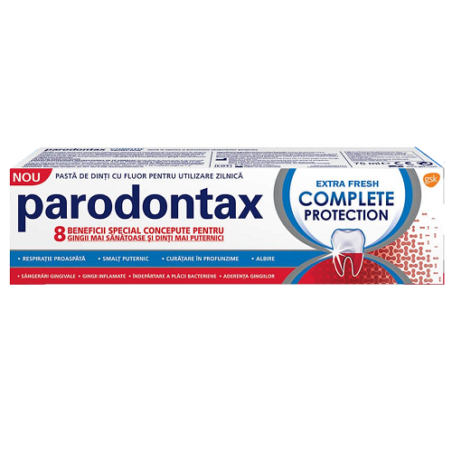 Pasta de dinti Complete Protection Extra Fresh, 75 ml, Parodontax