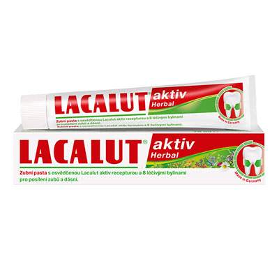 Pasta de dinti cu plante medicinale herbal Aktiv, 75 ml, Lacalut