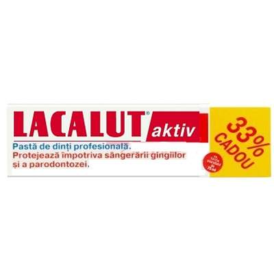 Pasta de dinti medicinala Lacalut Aktiv, 100 ml, Theiss Naturwaren