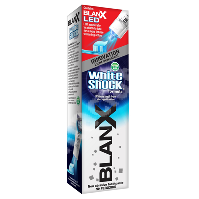 Pasta blanx white shock led